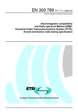 Die Norm ETSI EN 300789-V1.1.1 15.3.1998 Ansicht