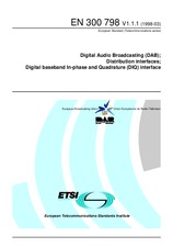 Die Norm ETSI EN 300798-V1.1.1 15.3.1998 Ansicht