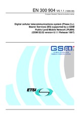 Die Norm ETSI EN 300904-V6.1.1 25.8.1999 Ansicht