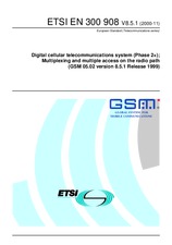 Die Norm ETSI EN 300908-V8.5.1 28.11.2000 Ansicht