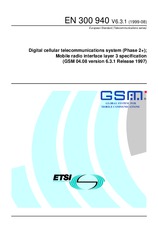 Die Norm ETSI EN 300940-V6.3.1 25.8.1999 Ansicht