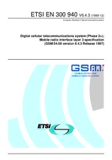 Die Norm ETSI EN 300940-V6.4.3 29.12.1999 Ansicht