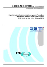 Die Norm ETSI EN 300940-V6.10.1 17.10.2000 Ansicht