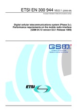 Die Norm ETSI EN 300944-V8.0.1 29.8.2000 Ansicht