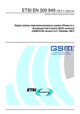 Die Norm ETSI EN 300949-V6.2.1 28.4.2000 Ansicht