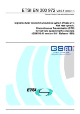 Die Norm ETSI EN 300972-V8.0.1 15.11.2000 Ansicht