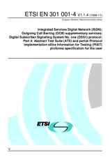 Die Norm ETSI EN 301001-4-V1.1.4 25.11.1999 Ansicht