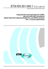 Die Norm ETSI EN 301002-1-V1.3.1 19.6.2001 Ansicht