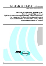 Die Norm ETSI EN 301002-4-V1.1.3 29.5.2000 Ansicht