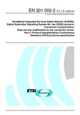Die Norm ETSI EN 301003-2-V1.1.3 3.5.1999 Ansicht