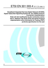 Die Norm ETSI EN 301003-4-V1.1.3 25.11.1999 Ansicht