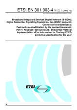 Die Norm ETSI EN 301003-4-V1.2.1 2.10.2000 Ansicht