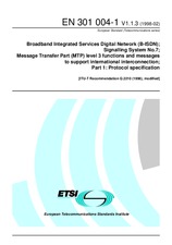 Die Norm ETSI EN 301004-1-V1.1.3 28.2.1998 Ansicht