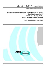 Die Norm ETSI EN 301029-7-V1.1.3 30.10.1998 Ansicht