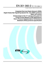 Die Norm ETSI EN 301060-2-V1.1.3 23.11.1998 Ansicht