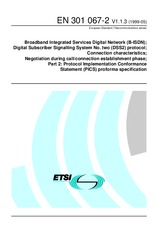 Die Norm ETSI EN 301067-2-V1.1.3 3.5.1999 Ansicht