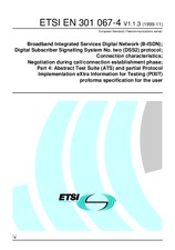 Die Norm ETSI EN 301067-4-V1.1.3 25.11.1999 Ansicht