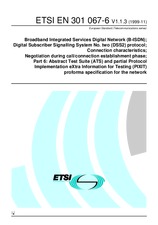 Die Norm ETSI EN 301067-6-V1.1.3 25.11.1999 Ansicht