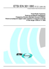 Die Norm ETSI EN 301080-V1.3.1 20.2.2001 Ansicht