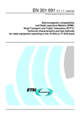 Die Norm ETSI EN 301091-V1.1.1 30.6.1998 Ansicht