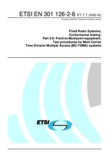 Die Norm ETSI EN 301126-2-6-V1.1.1 5.2.2002 Ansicht