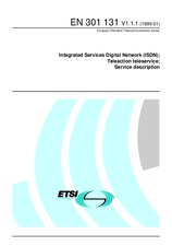 Die Norm ETSI EN 301131-V1.1.1 26.1.1999 Ansicht