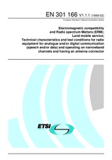 Die Norm ETSI EN 301166-V1.1.1 22.2.1999 Ansicht