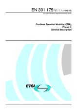 Die Norm ETSI EN 301175-V1.1.1 31.8.1998 Ansicht