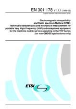 Die Norm ETSI EN 301178-V1.1.1 19.5.1999 Ansicht
