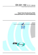 Die Norm ETSI EN 301192-V1.2.1 18.6.1999 Ansicht