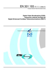 Die Norm ETSI EN 301193-V1.1.1 31.7.1998 Ansicht