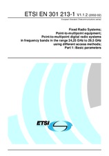 Die Norm ETSI EN 301213-1-V1.1.2 14.2.2002 Ansicht