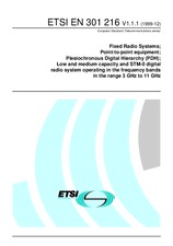 Die Norm ETSI EN 301216-V1.1.1 24.12.1999 Ansicht