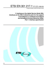 Die Norm ETSI EN 301217-1-V1.2.2 20.9.1999 Ansicht