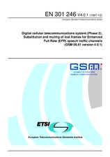 Die Norm ETSI EN 301246-V4.0.1 31.12.1997 Ansicht