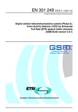Die Norm ETSI EN 301249-V4.0.1 31.12.1997 Ansicht