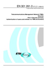 Die Norm ETSI EN 301261-3-V1.2.1 21.1.1999 Ansicht