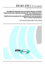 Die Norm ETSI EN 301276-1-V1.1.3 23.3.1999 Ansicht