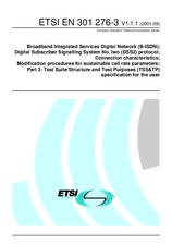 Die Norm ETSI EN 301276-3-V1.1.1 17.9.2001 Ansicht