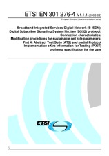 Die Norm ETSI EN 301276-4-V1.1.1 5.2.2002 Ansicht