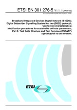 Die Norm ETSI EN 301276-5-V1.1.1 17.9.2001 Ansicht