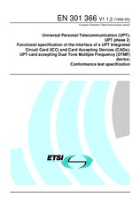Die Norm ETSI EN 301366-V1.1.2 14.5.1999 Ansicht