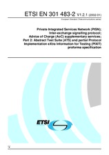 Die Norm ETSI EN 301483-2-V1.2.1 21.1.2002 Ansicht