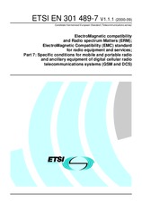 Die Norm ETSI EN 301489-7-V1.1.1 28.9.2000 Ansicht