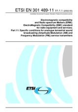 Die Norm ETSI EN 301489-11-V1.1.1 7.5.2002 Ansicht