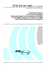 Die Norm ETSI EN 301669-V1.1.1 20.6.2000 Ansicht
