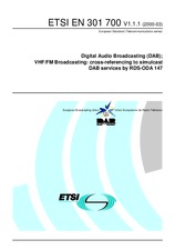 Die Norm ETSI EN 301700-V1.1.1 22.3.2000 Ansicht
