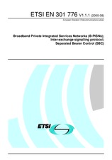 Die Norm ETSI EN 301776-V1.1.1 25.8.2000 Ansicht