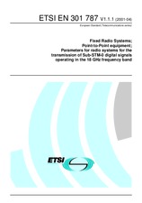 Die Norm ETSI EN 301787-V1.1.1 18.4.2001 Ansicht