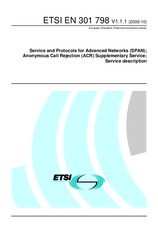 Die Norm ETSI EN 301798-V1.1.1 24.10.2000 Ansicht
